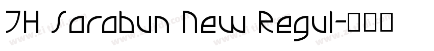 TH Sarabun New Regul字体转换